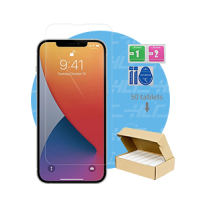 50 Pack Clear Tempered Glass