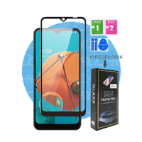 Black 10 Pack Tempered Glass